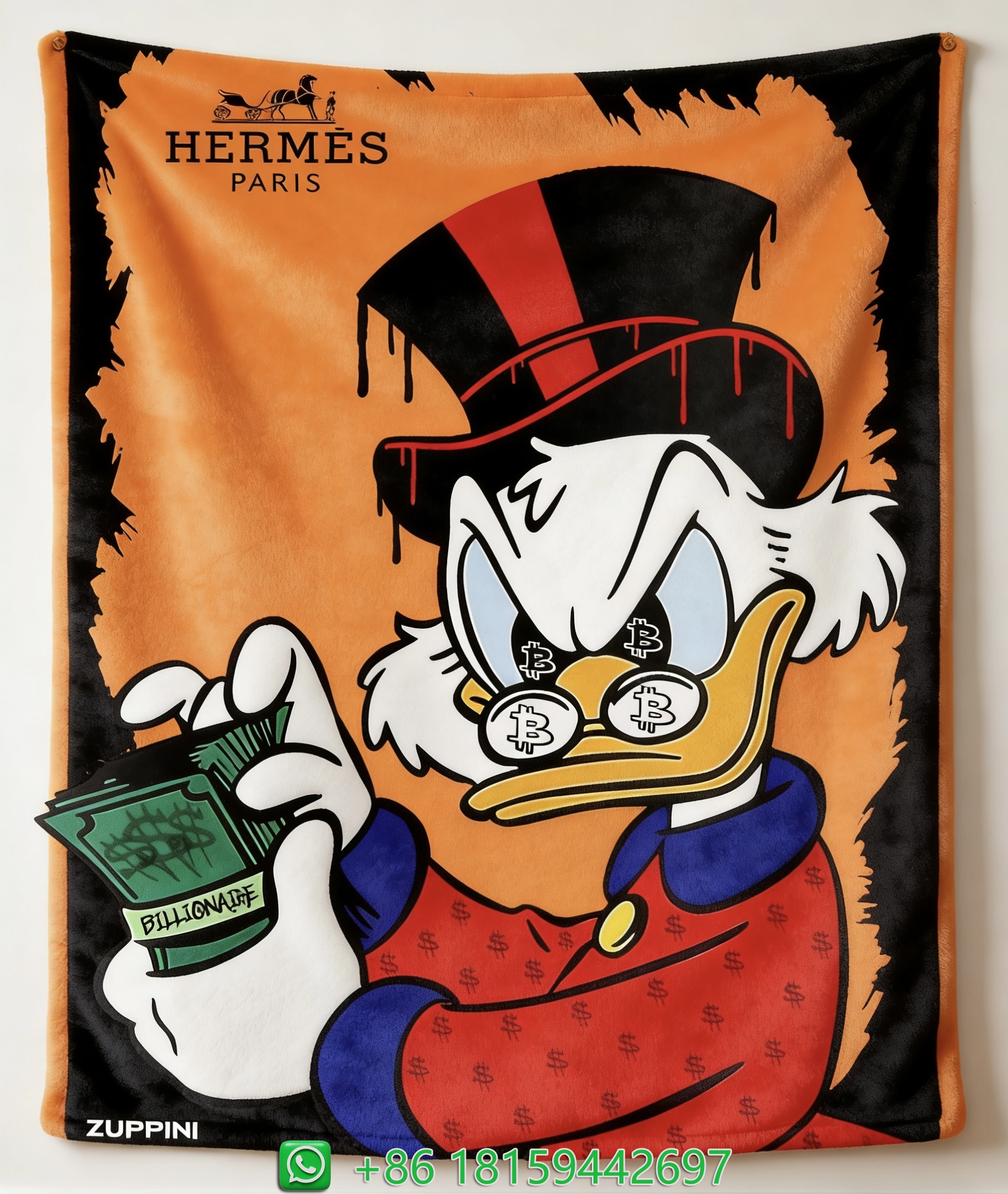Hermes Throw Blankets